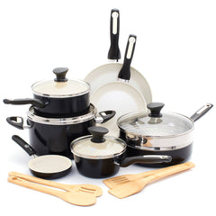 c&g outdoors 12 - Piece Non-Stick Ceramic Cookware Set