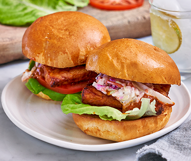 Tempeh BBQ Burgers