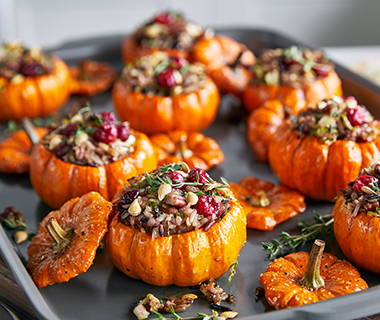 Roasted Mini Pumpkins