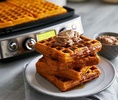 Pumpkin Spice Waffles