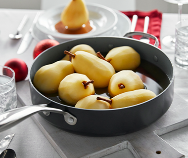 Cinnamon Poached Pears