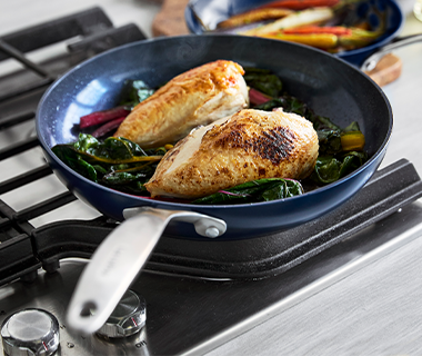 Pan-Seared Chicken with Sautéed Swiss Chard