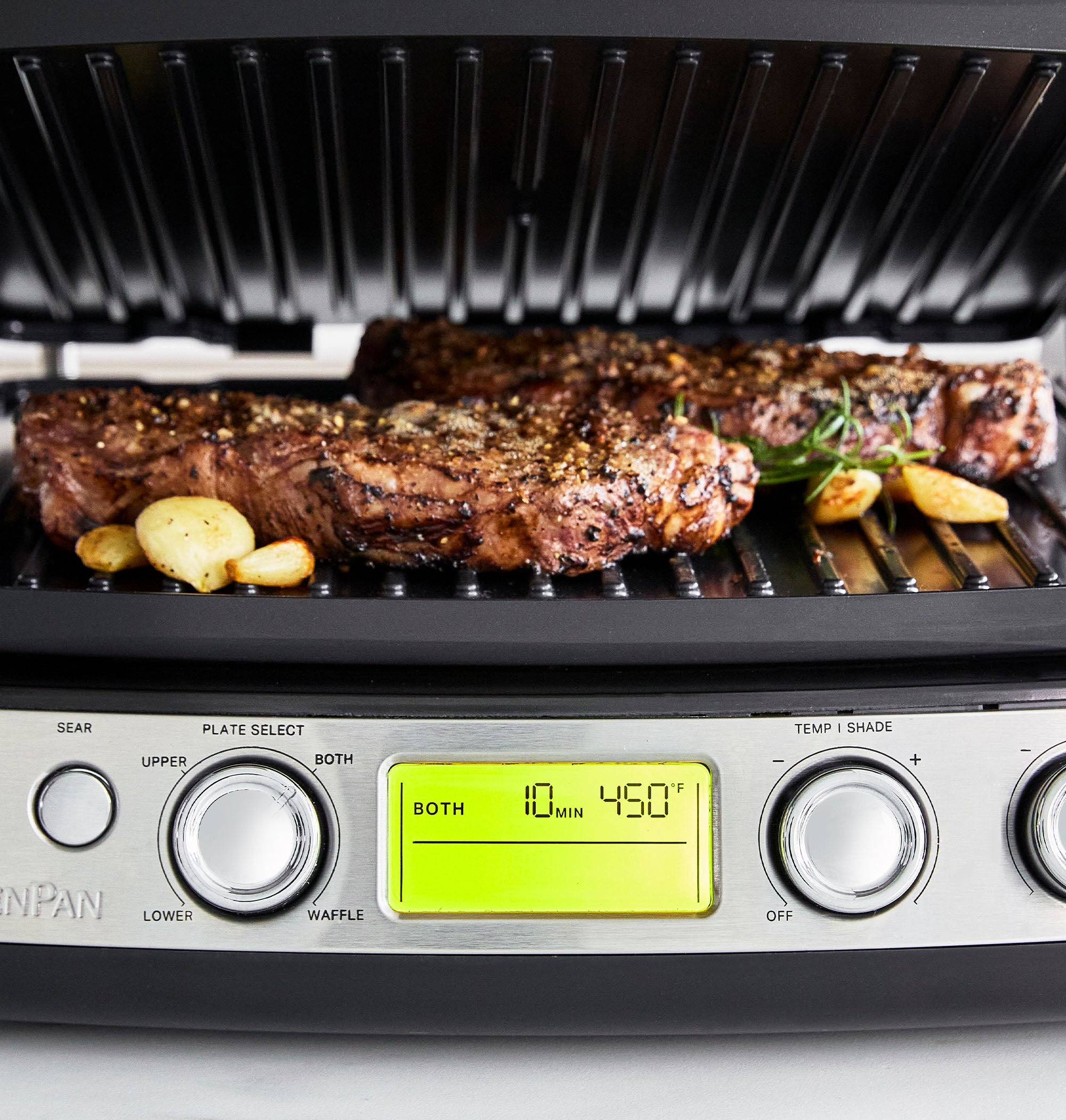 Garlic and Rosemary Strip Steak