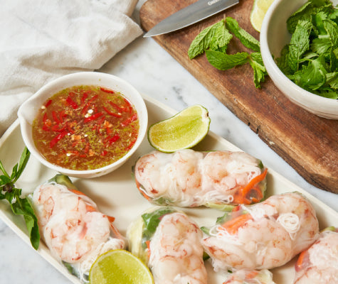 Miracle Noodle Shrimp Summer Rolls