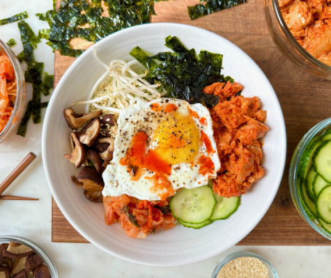 Bibimbap: Korean-Inspired Mixed Rice Bowl