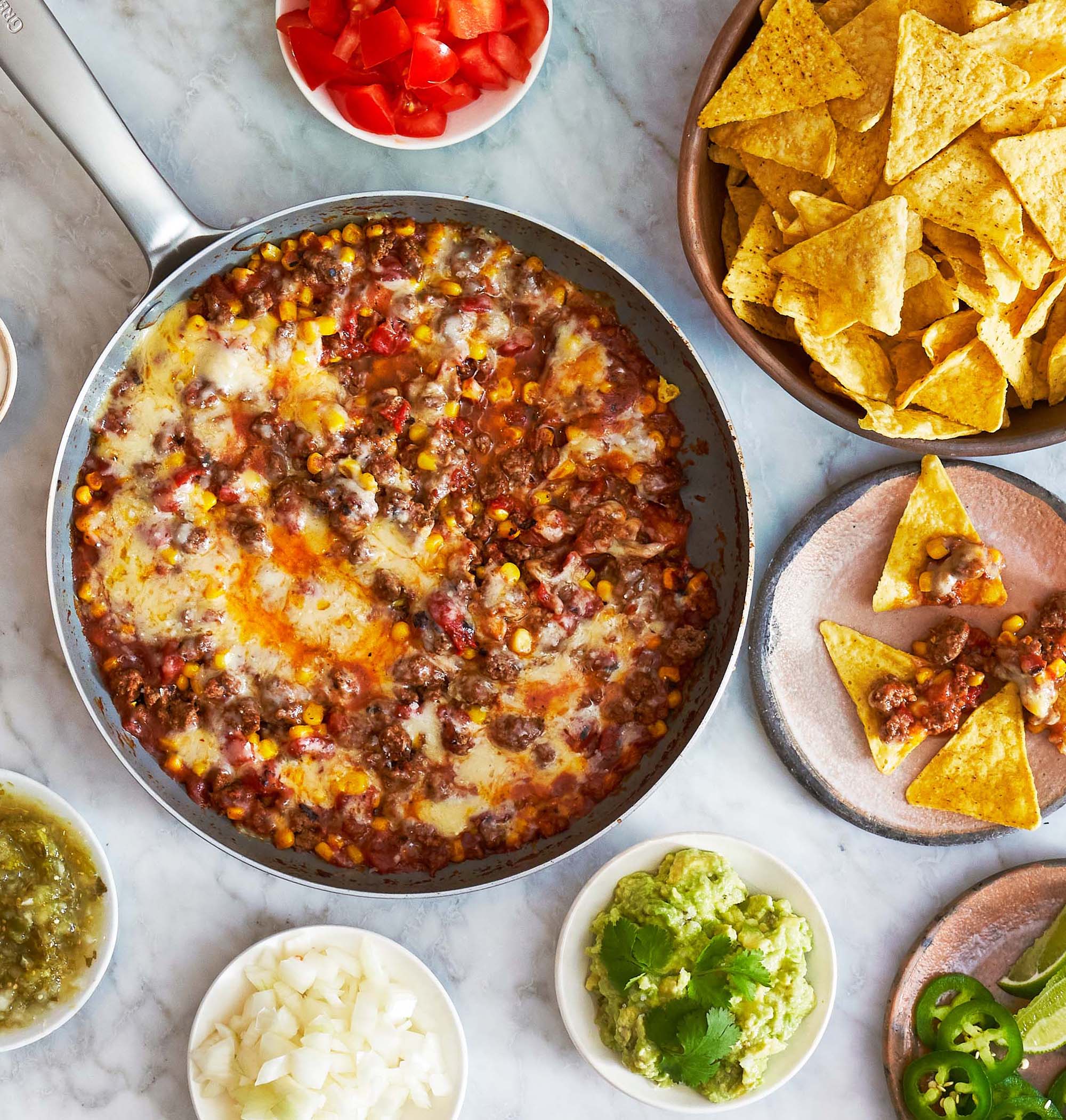 Skillet Nachos