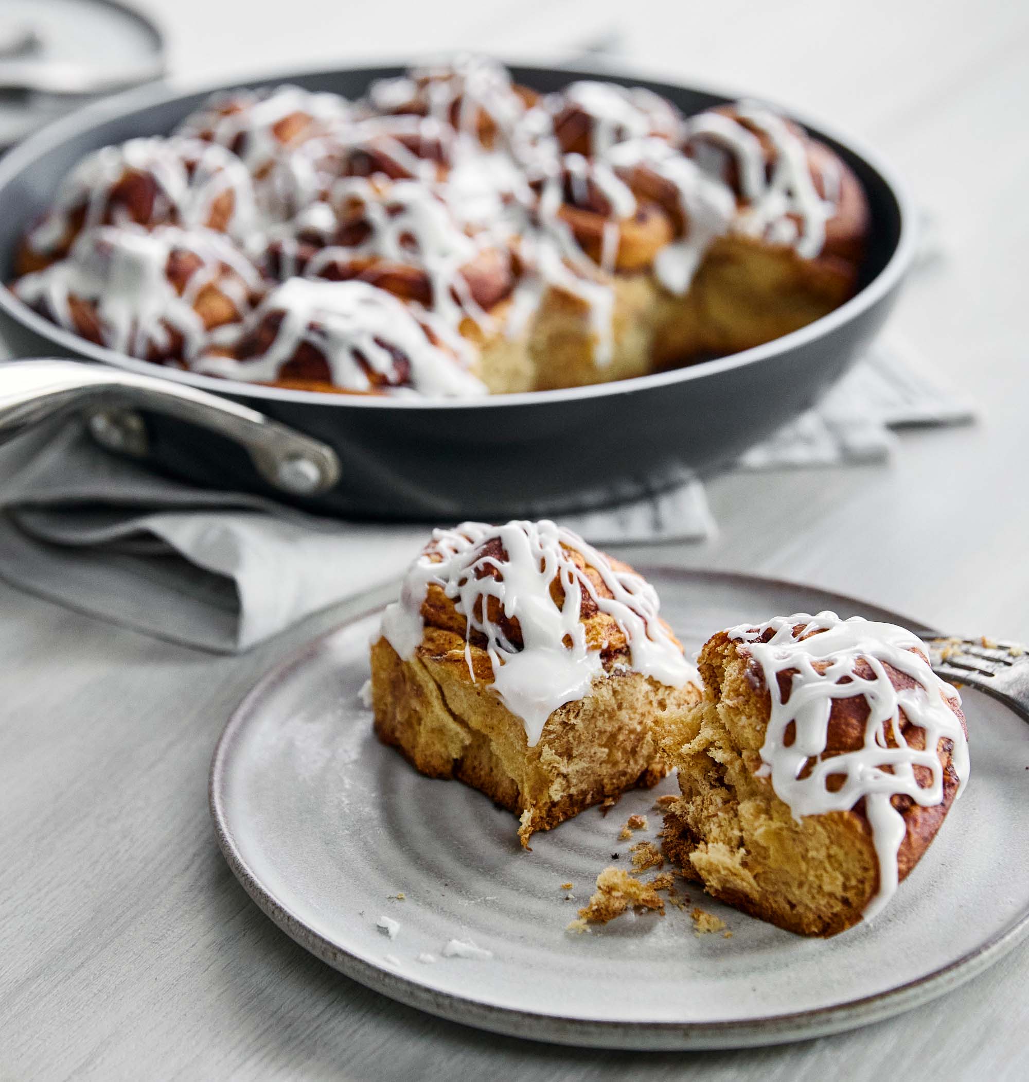 Skillet Cinnamon Rolls