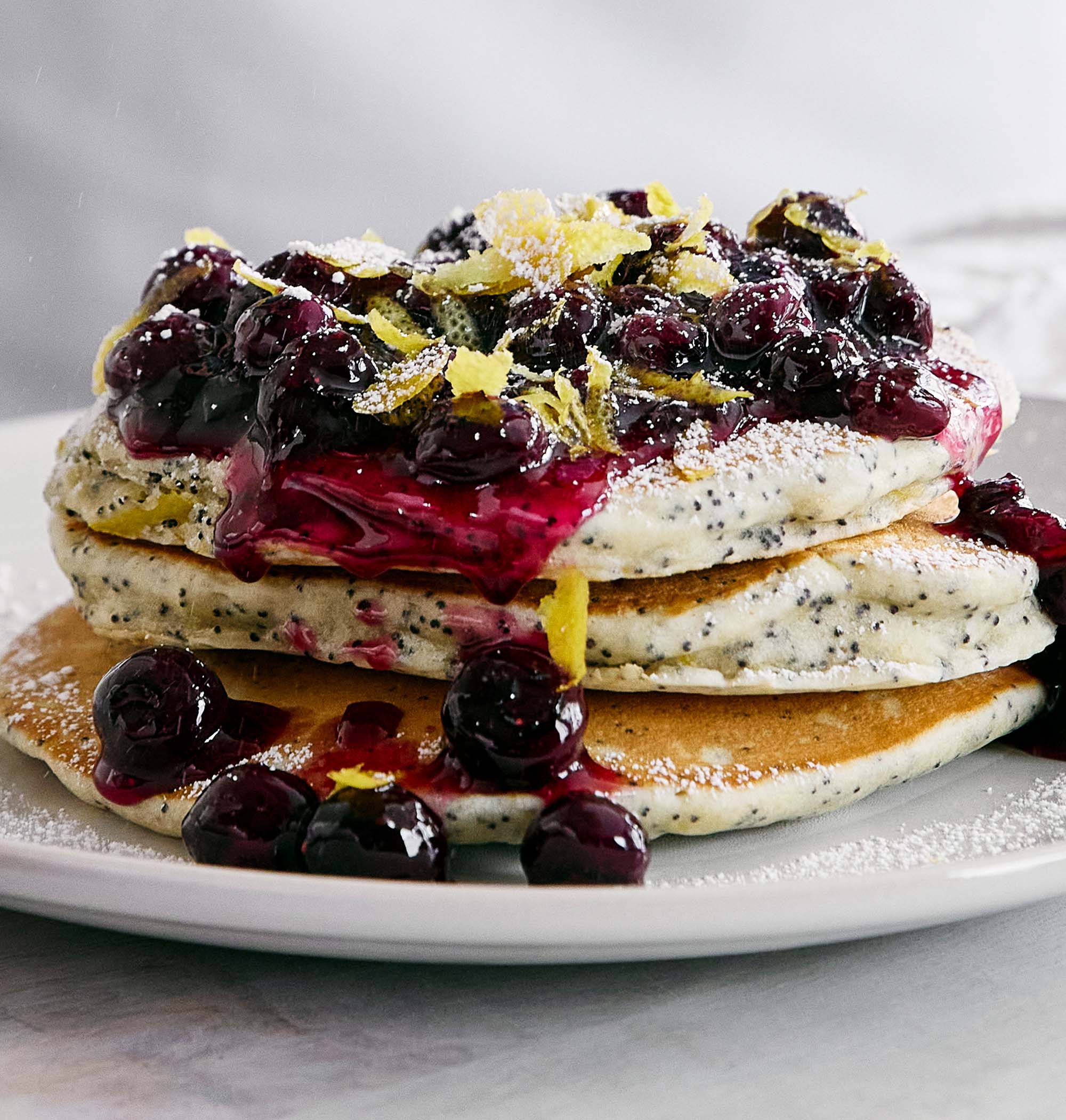 Lemon Poppy Seed Pancakes