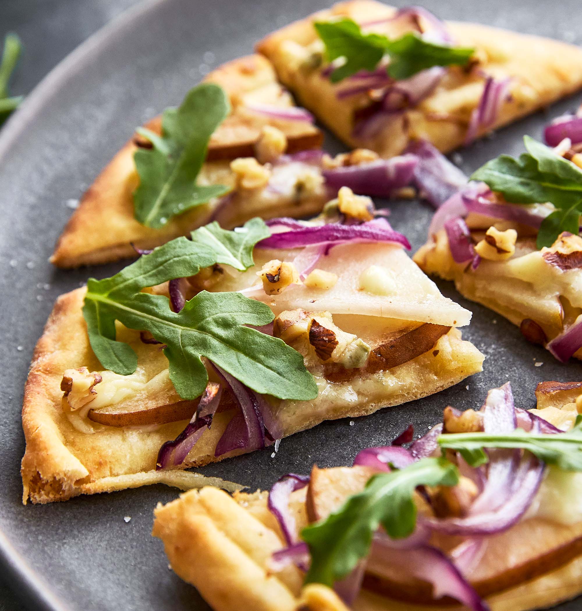 Pear and Walnut Flatbread