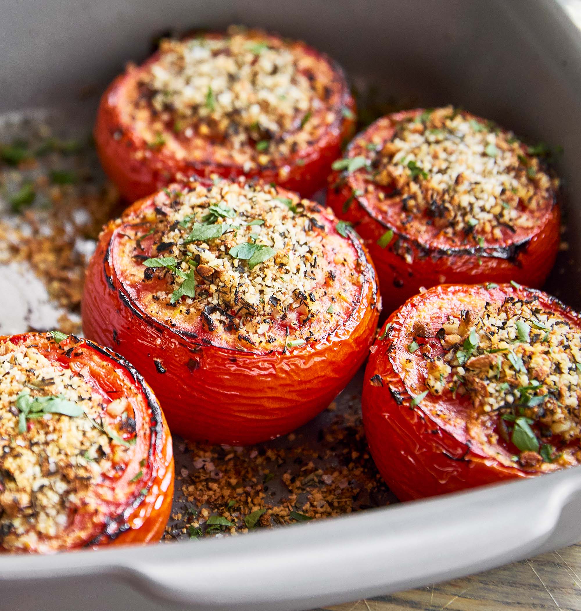 Provence-Style Stuffed Tomatoes