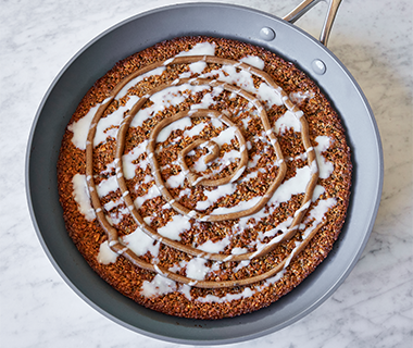 Cinnamon Roll Baked Oatmeal