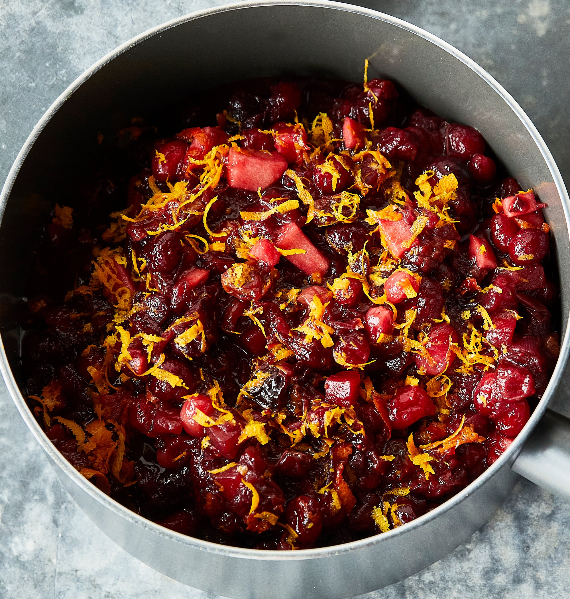 Zesty Cranberry Apple Chutney