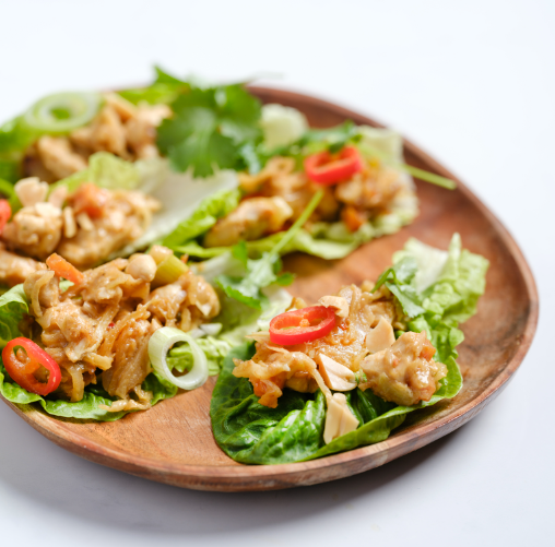 Thai Chicken Lettuce Wraps