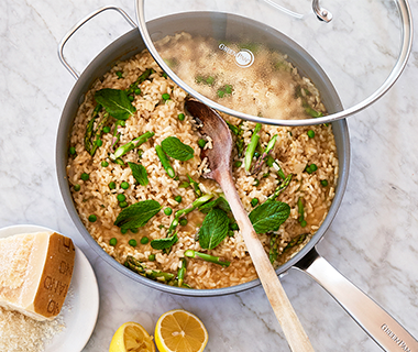 Easy-Peasy Asparagus Risotto