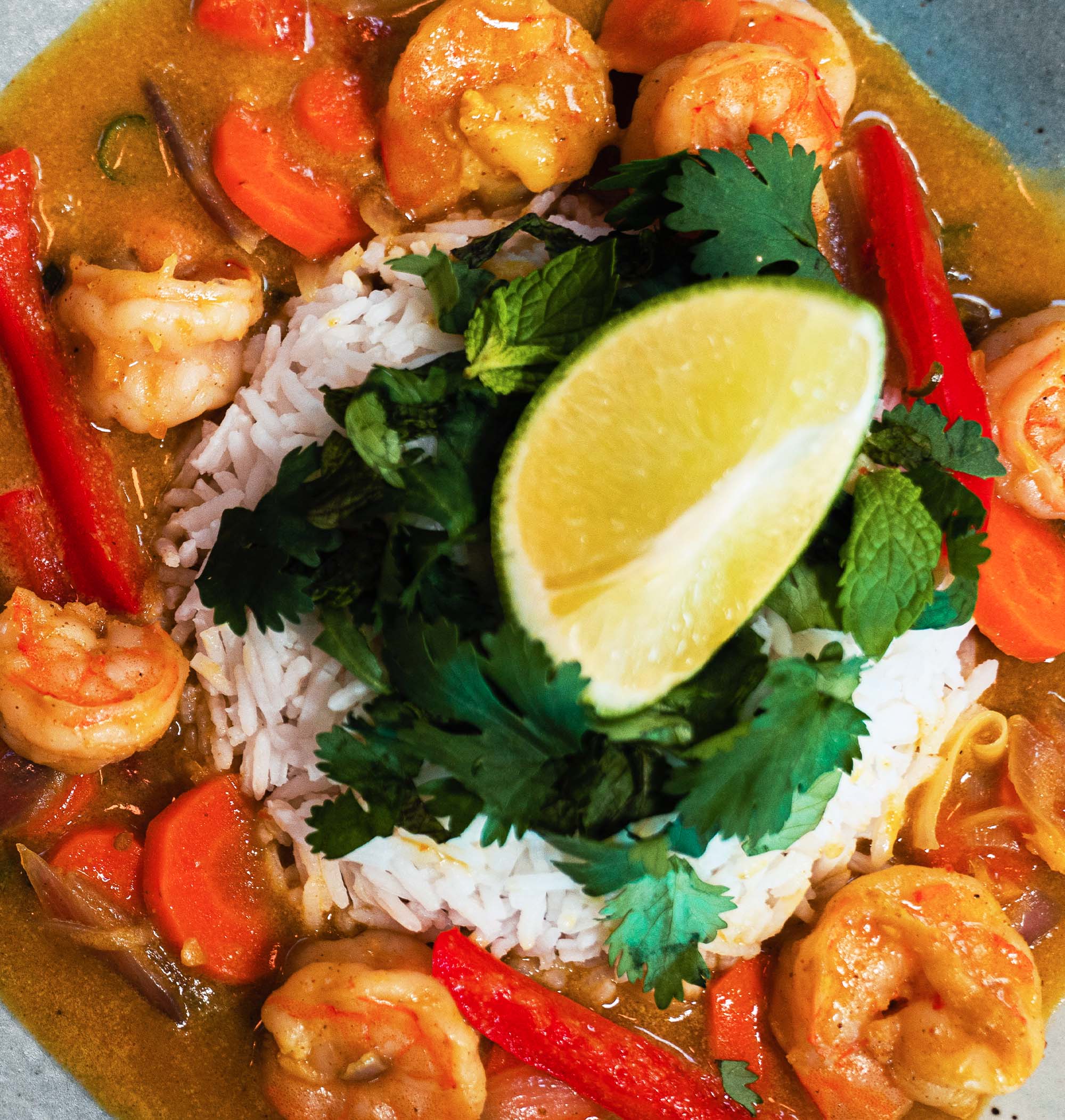 Yellow Curry Shrimp