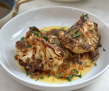 Roasted Cauliflower with Bagna Cauda