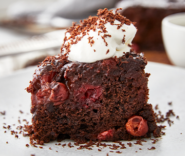 Chocolate Cherry Fudge Cake