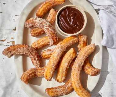 Churros with Chocolate Ganache