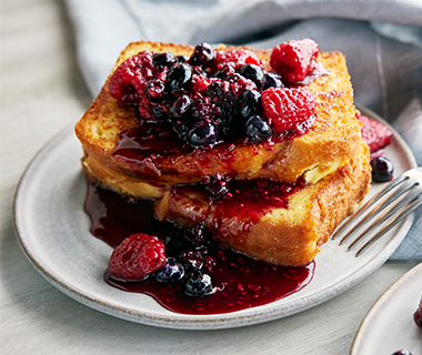 French Toast with Berry Compote