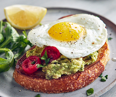 Fried Egg and Avocado Toasts