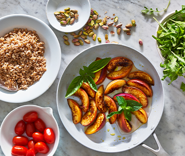 Farro and Stone Fruit Salad