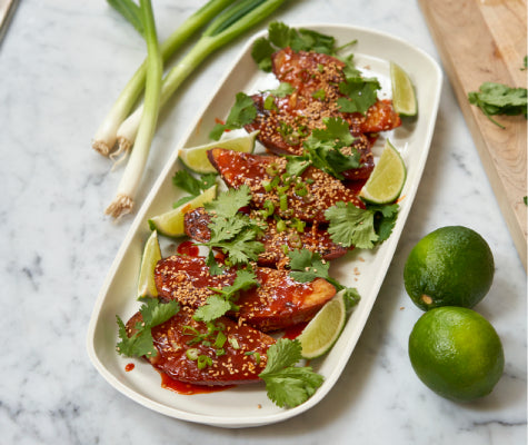 Local Hive Honey and Gochujang Sweet Potatoes