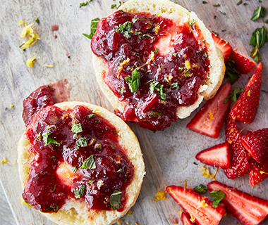 Strawberry Balsamic Mint Jam