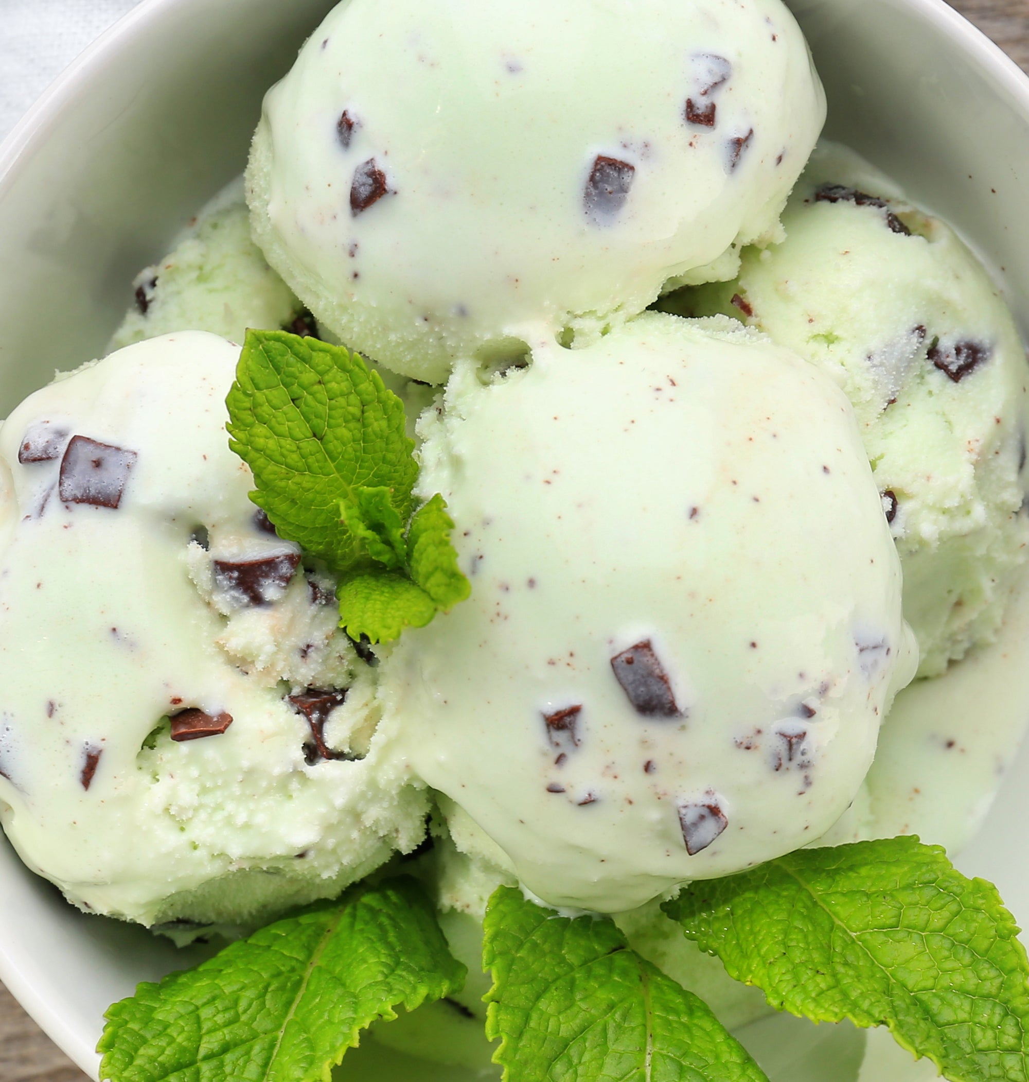 Mint Chocolate Chip Ice Cream