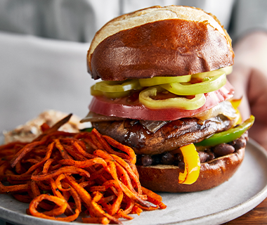 Portobello Mushroom Burger