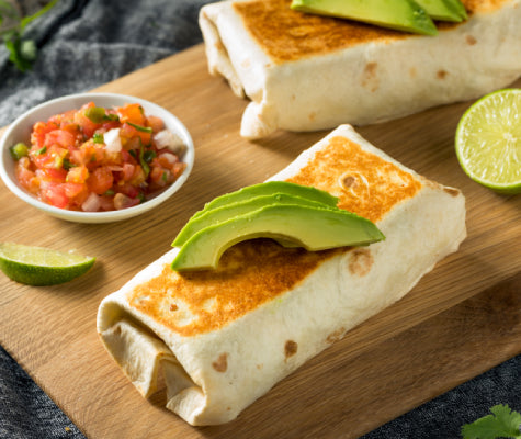 Bobby Flay's Egg and Chorizo Breakfast Burritos