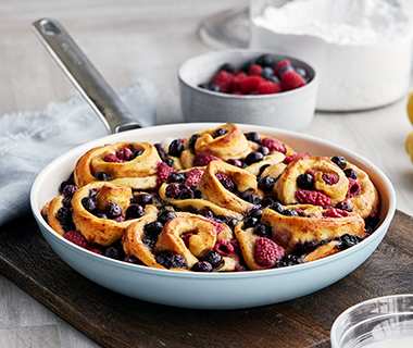 Skillet Berry Sweet Rolls