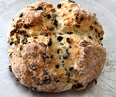 Irish Cheddar and Currant Soda Bread