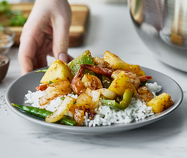 Summer Shrimp & Veggie Stir Fry