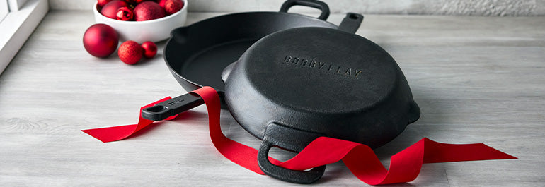 Bobby Flay Pre-Seasoned Cast Iron 