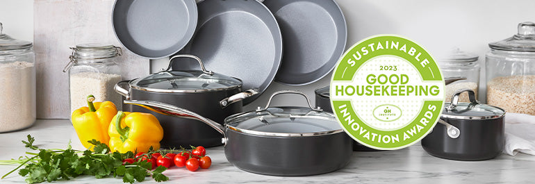 Home Hero Pots and Pans Set Non Stick - 23 Pcs All-in-One Induction Granite Cookware Set + Bakeware Set