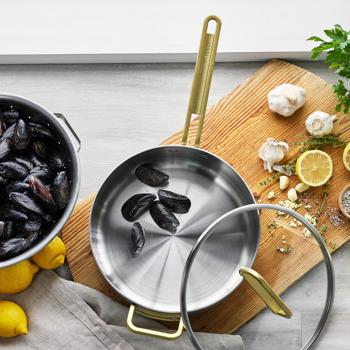 Stanley Tucci™ Stainless Steel 4-Quart Sauté Pan with Lid