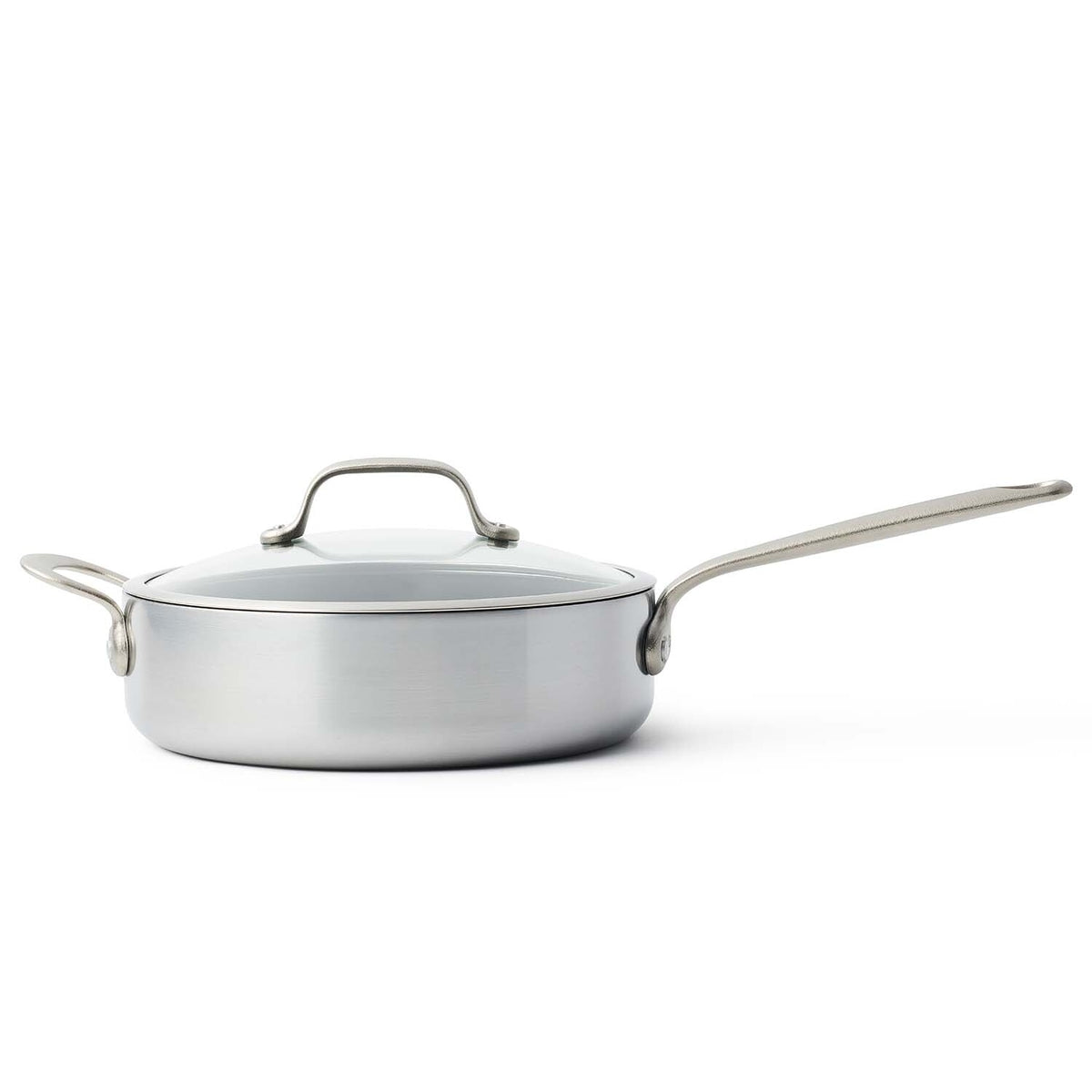 Craft Stainless Steel 4-Quart Sauté Pan with Lid and Helper Handle