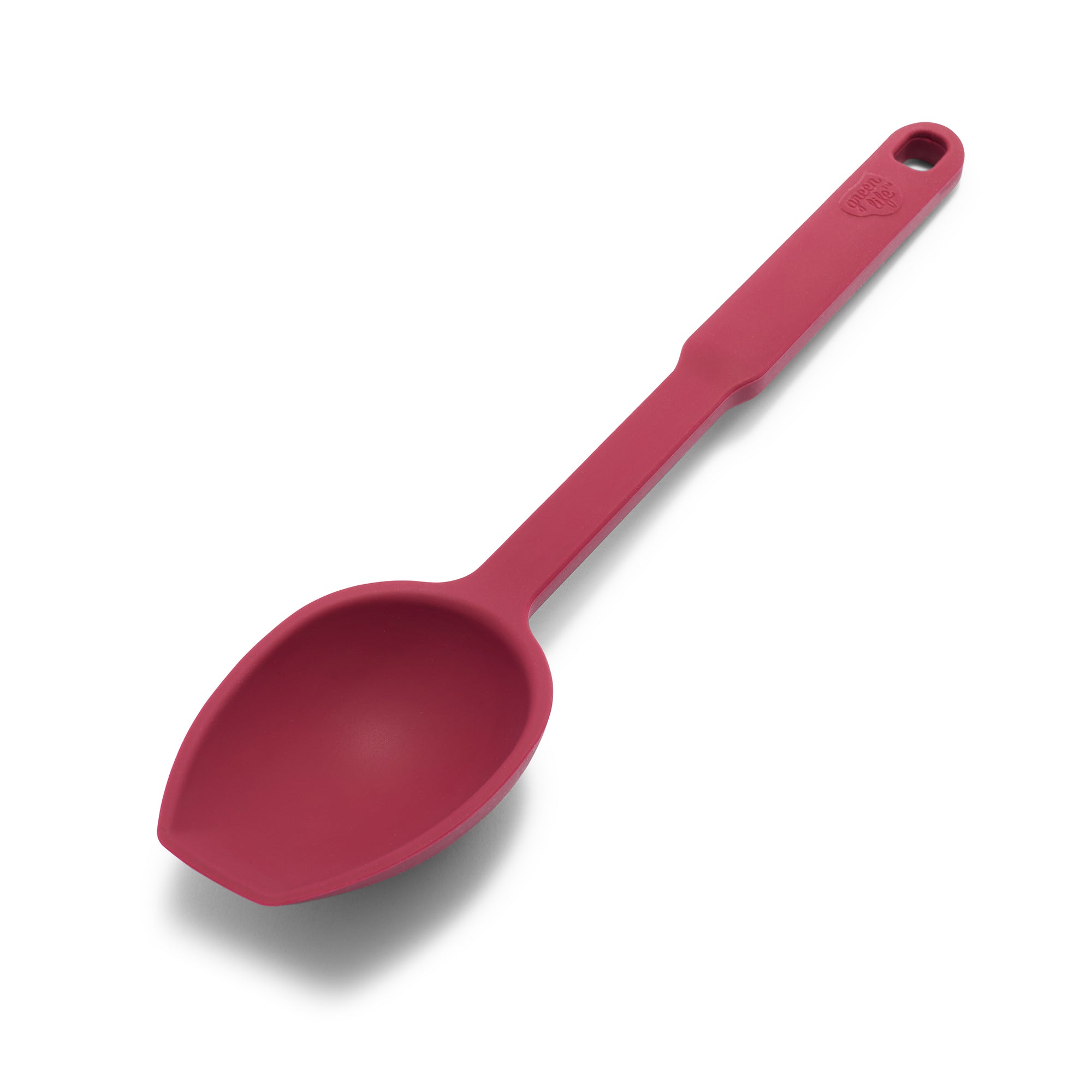Red silicone serving spoon 