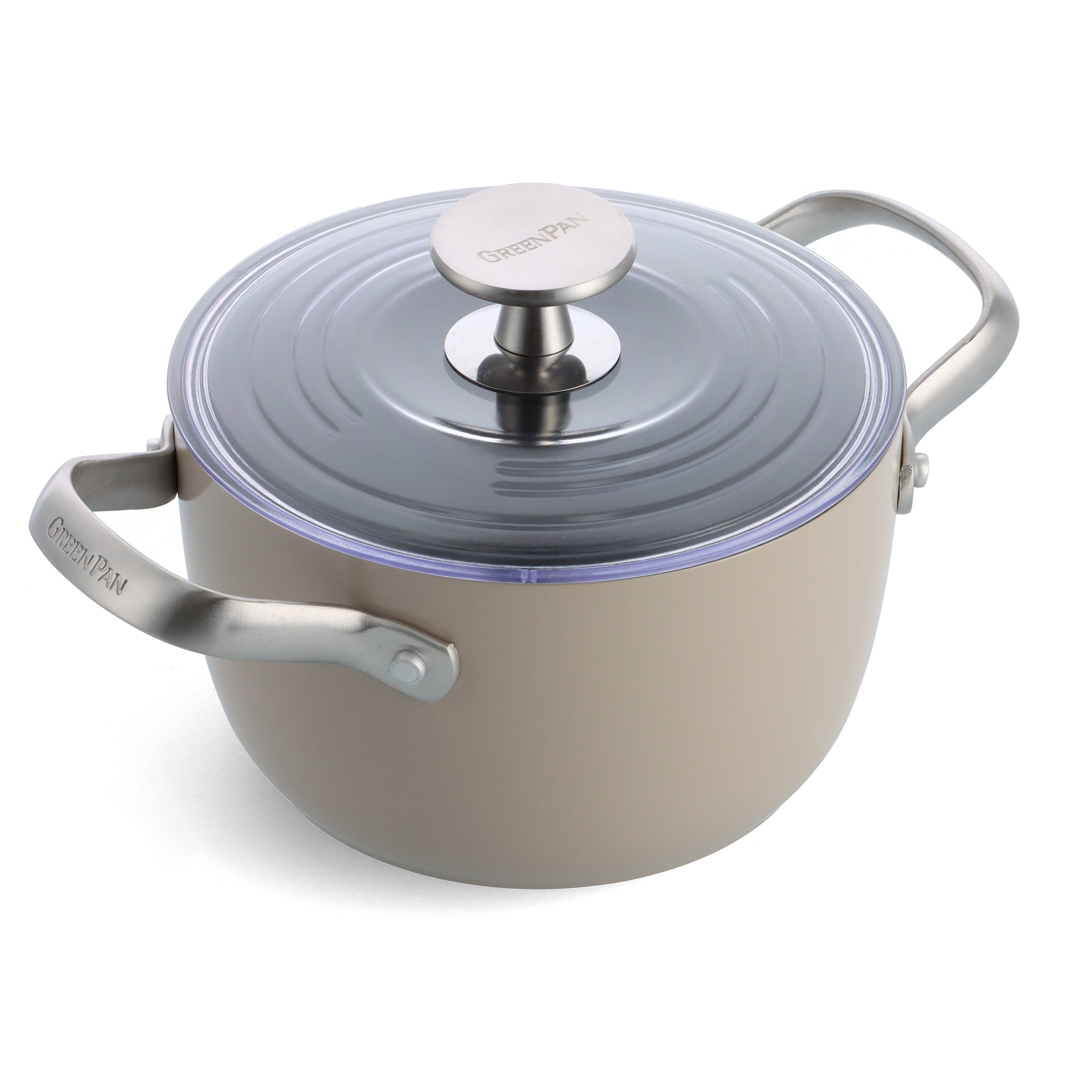 GreenPan 2-Quart Rice and Grains Cooker, Taupe