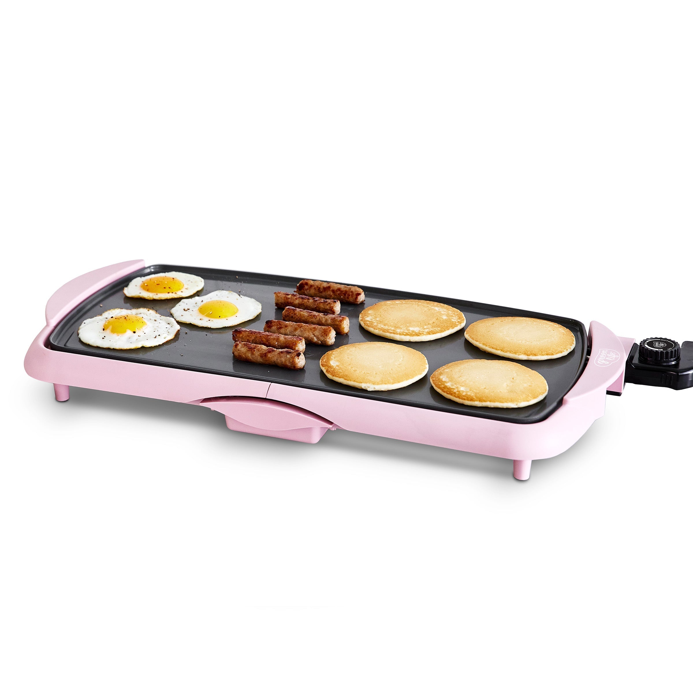 pinkparifashion Electric Pancake Maker, Electric Griddle Baking