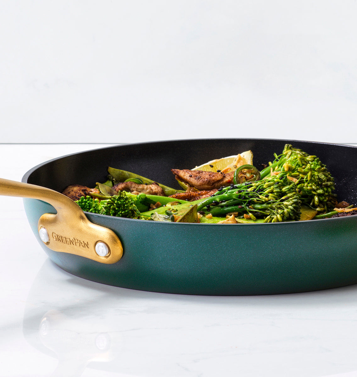 Craft Ceramic Nonstick 8" and 11" Frypan Set | Forest Green