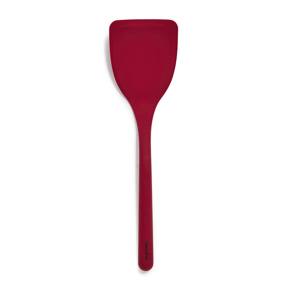 Platinum Silicone Solid Spoon | Red