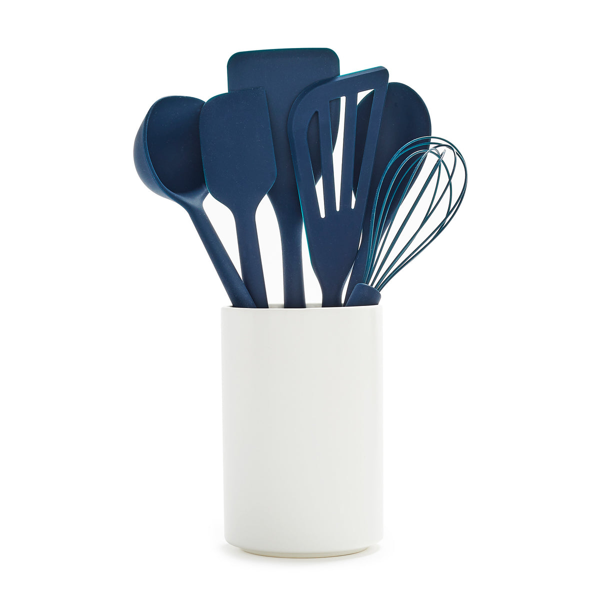 Platinum silicone 7-piece utensil