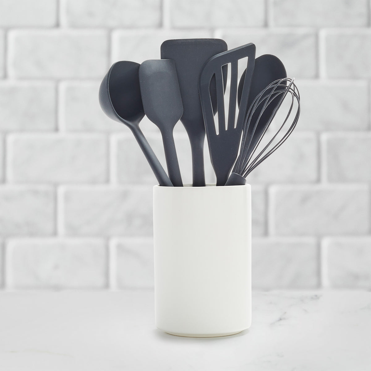 Daily Kitchen Utensil Set Silicone And Stainless Steel - Heat