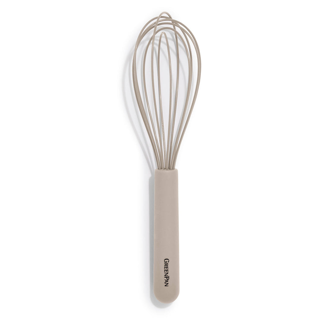 Taste of Home Large Silicone Coated Stainless Steel Whisk, Sea Green