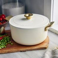 Stanley Tucci™ Ceramic Nonstick 6.5-Quart Dutch Oven | Carrara White