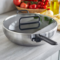 Stanley Tucci™ Stainless Steel Ceramic Nonstick 6.5-Quart Essential Stanley Pan with Lid