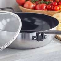 Stanley Tucci™ Stainless Steel Ceramic Nonstick 6.5-Quart Essential Stanley Pan with Lid