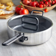 Stanley Tucci™ Stainless Steel Ceramic Nonstick 4-Quart Sauté Pan with Lid