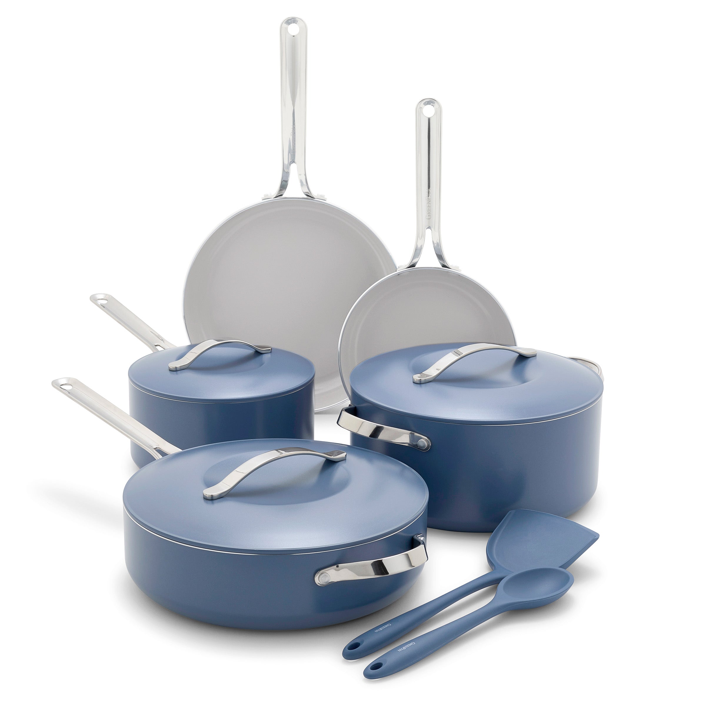 Nova Ceramic Nonstick 10-Piece Cookware Set | Ocean